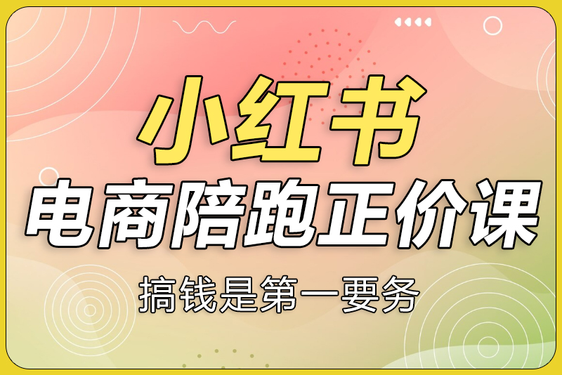 小红书电商陪跑正价课，日出百单选品，电商掘金课-彼飞网创