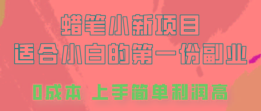 蜡笔小新项目拆解，0投入，0成本，小白一个月也能多赚3000+-彼飞网创