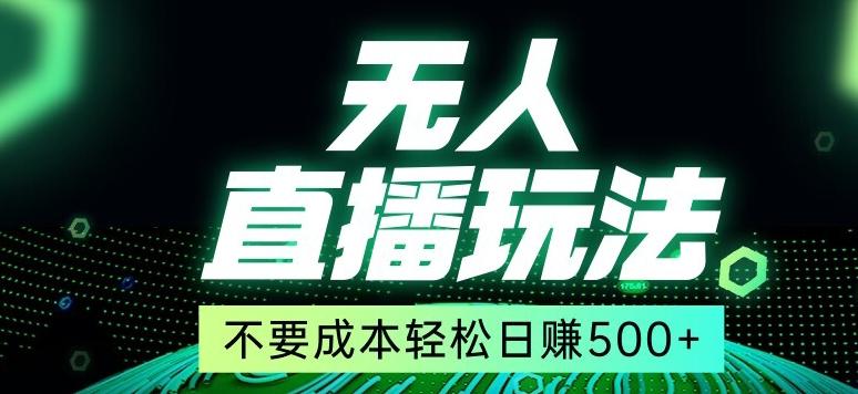 全网首发24年最新无人直播玩法，不需要成本，无需人力，一台电脑24小时为你工作-彼飞网创