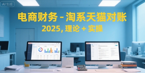 电商财务-淘系天猫对账2025，理论+实操-彼飞网创
