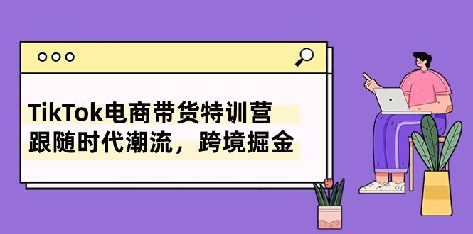 TikTok电商带货特训营，跟随时代潮流，跨境掘金(8节课-彼飞网创