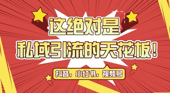 最新首发全平台引流玩法，公域引流私域玩法，轻松获客500+，附引流脚本，克隆截流自热玩法【揭秘】-彼飞网创