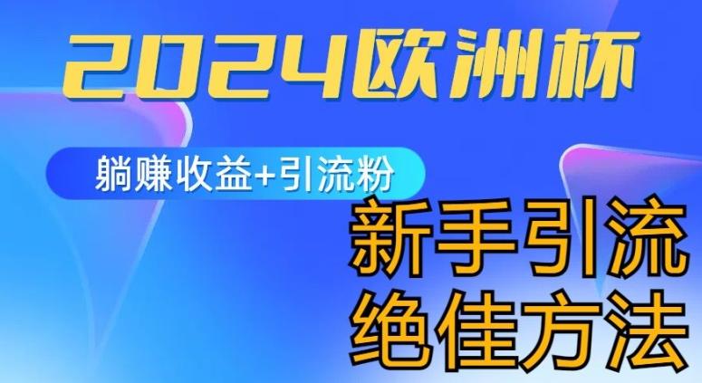 2024欧洲杯风口的玩法及实现收益躺赚+引流粉丝的方法，新手小白绝佳项目【揭秘】-彼飞网创