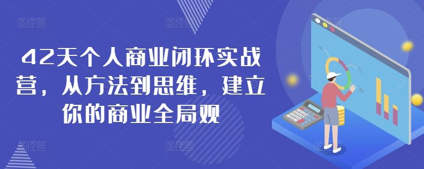 42天个人商业闭环实战营，从方法到思维，建立你的商业全局观-彼飞网创