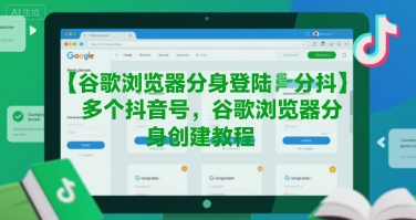 谷歌浏览器分身登陆多个抖音号，谷歌浏览器分身创建教程-彼飞网创