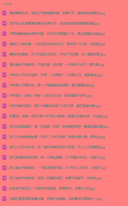 图片[1]-(9607期)真实有效391套商业模式，年入几十到几百万案例解析(电子书+视频+图文)-彼飞网创