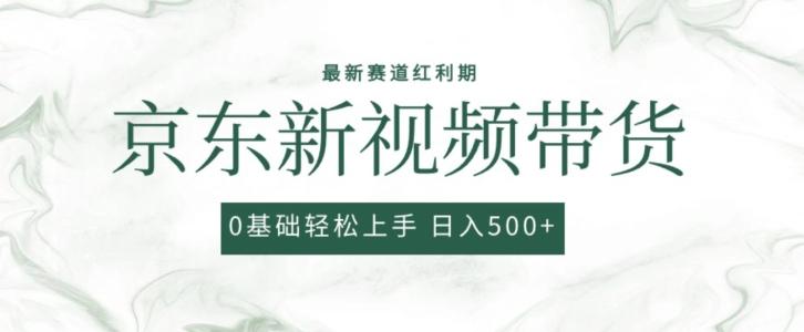 2024最新京东视频带货项目，最新0粉强开无脑搬运爆款玩法，小白轻松上手【揭秘】-彼飞网创