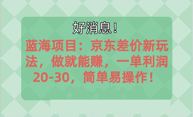 越早知道越能赚到钱的蓝海项目：京东大平台操作，一单利润20-30，简单…-彼飞网创
