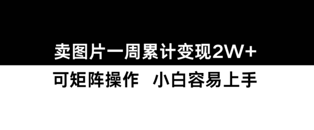 小红书【卖图片】一周累计变现2W+小白易上手-彼飞网创