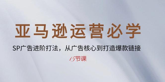 亚马逊运营必学： SP广告进阶打法，从广告核心到打造爆款链接-15节课-彼飞网创