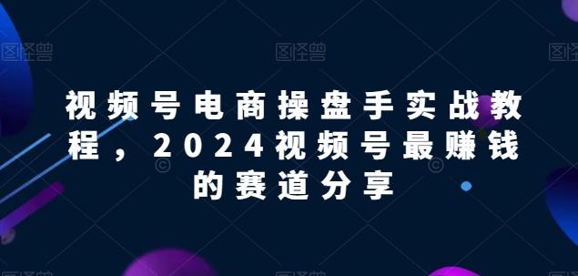 视频号电商实战教程，2024视频号最赚钱的赛道分享-彼飞网创