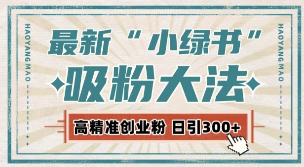 最新自动化“吸粉术”，小绿书激活私域流量，每日轻松吸引300+高质精准粉!-彼飞网创
