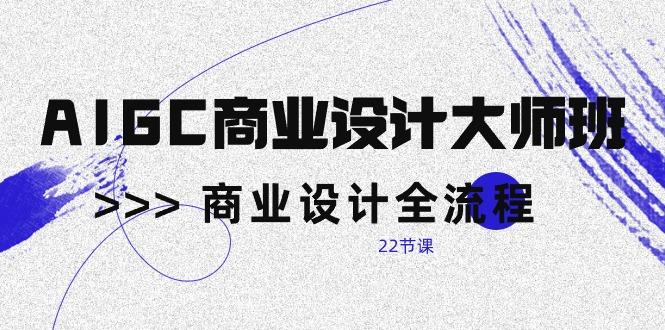 AIGC-商业设计大师班，商业设计全流程(22节课-彼飞网创