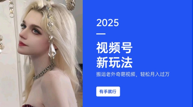 搬运老外奇葩视频，撸视频号分成计划收益，每天只需一小时，新手小白轻松月入过W-彼飞网创