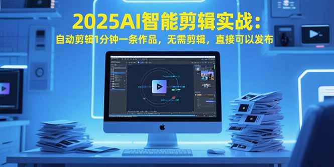 2025AI智能剪辑实战：自动剪辑1分钟一条作品，无需剪辑，直接可以发布-彼飞网创