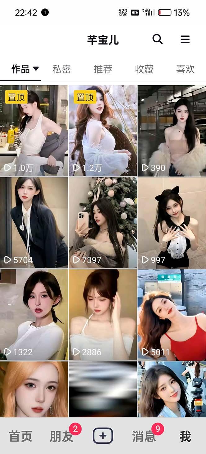 图片[2]-利用AI美女视频引粉，单号日引2000+，新手也能干(教程+软件)-彼飞网创