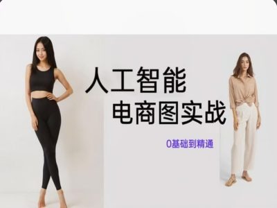 人工智能SD电商图实战，ai绘图0基础到精通-彼飞网创
