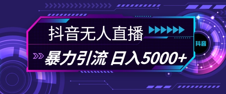 抖音快手视频号全平台通用无人直播引流法，利用图片模板和语音话术，暴力日引流100+创业粉【揭秘】-彼飞网创