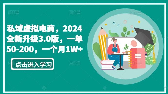 私域虚拟电商，2024全新升级3.0版，一单50-200，一个月1W+【揭秘】-彼飞网创