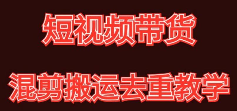 混剪去重短视频带货玩法，混剪搬运简单过原创思路分享-彼飞网创
