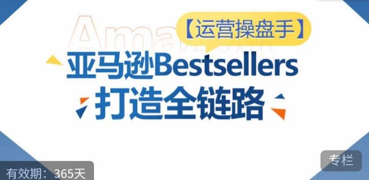运营操盘手！亚马逊Bestsellers打造全链路，选品、Listing、广告投放全链路进阶优化-彼飞网创