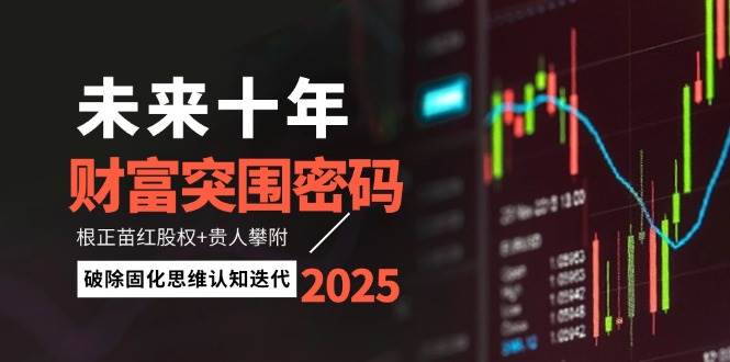 未来十年财富突围密码：根正苗红股权+贵人攀附，破除固化思维认知迭代-彼飞网创