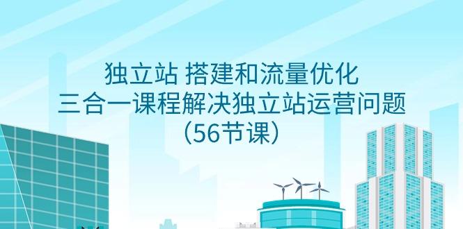 独立站 搭建和流量优化，三合一课程解决独立站运营问题(56节课)-彼飞网创