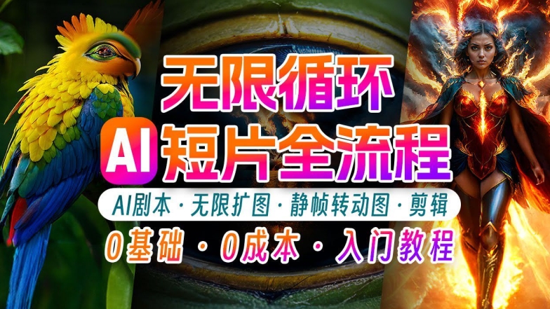 AI剪辑无限循环画面：新手轻松月入上万的秘技【揭秘】-彼飞网创