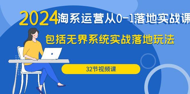 (9919期)2024·淘系运营从0-1落地实战课：包括无界系统实战落地玩法(32节)-彼飞网创