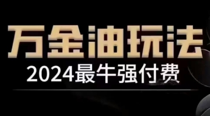 2024最牛强付费，万金油强付费玩法，干货满满，全程实操起飞-彼飞网创