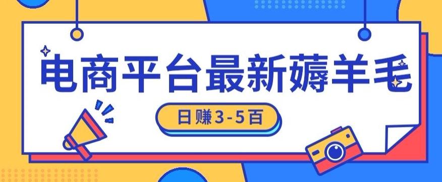 日赚300-500的电商平台薅羊毛新玩法，可重复操作，小白也可简单上手-彼飞网创