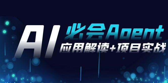 2024Ai必会 Agent(应用解读+项目实战)，一站式搞定Agent应用(71节课)-彼飞网创