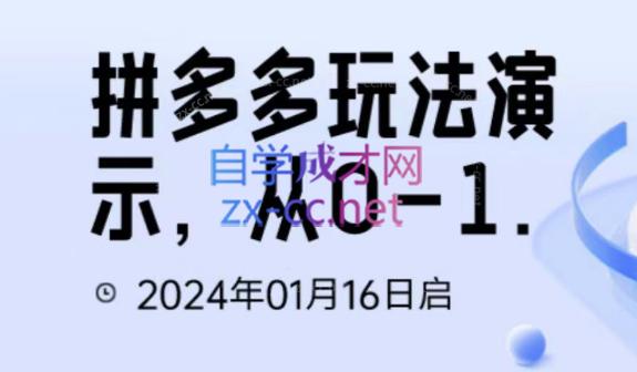 吴老师·拼多多从选品到截流到付费的玩法技巧-彼飞网创