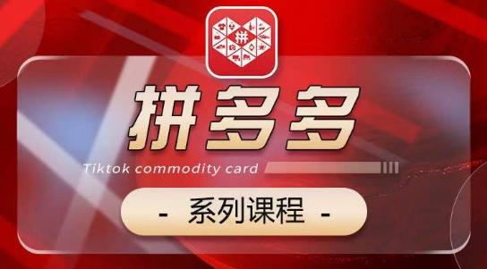 2024拼多多系列课，【基础】【运营】【活动】【推广】【玩法】5大模块-彼飞网创