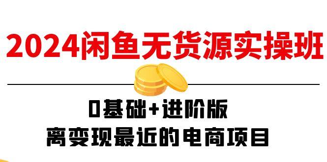 2024闲鱼-无货源实操班：0基础+进阶版，离变现最近的电商项目(15节-彼飞网创