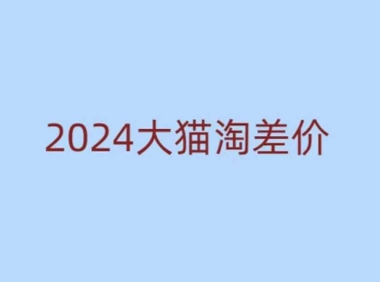 2024版大猫淘差价课程，新手也能学的无货源电商课程-彼飞网创