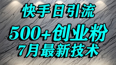 创业粉怎么打？快手精准引流创业粉，宝妈群体日进500+精准流量-彼飞网创