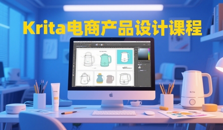 大梦老师·Krita电商产品设计课程-彼飞网创