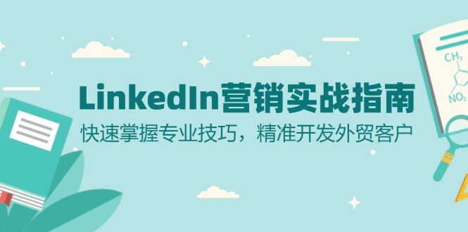 LinkedIn 营销实战指南：快速掌握专业技巧，精准开发外贸客户-彼飞网创