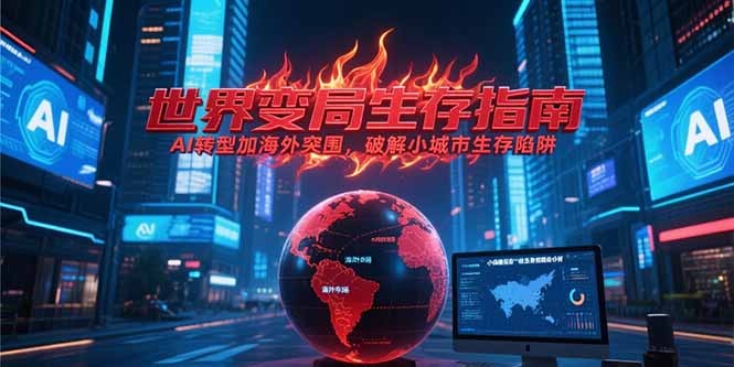 付费文章《世界变局生存指南，AI转型加海外突围，破解小城市生存陷阱》-彼飞网创