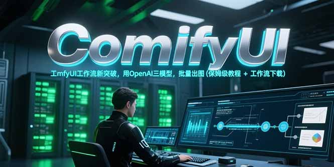 ComfyUI工作流新突破，用OpenAI三模型，批量出图(保姆级教程+工作流下载-彼飞网创