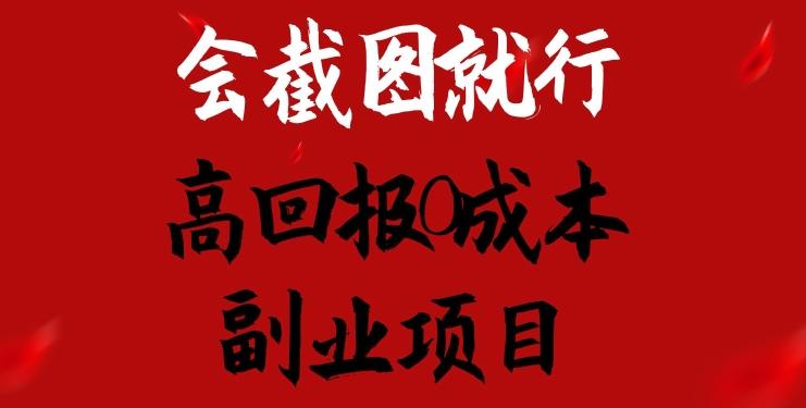 会截图就行，高回报0成本副业项目，卖离婚模板一天1.5k+【揭秘】-彼飞网创