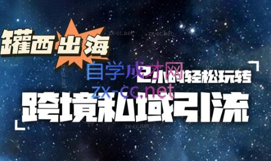 罐西老师·零基础学会跨境私域引流-彼飞网创