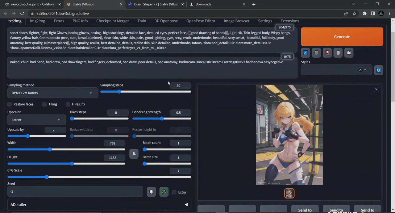 图片[4]-利用Stable Diffusion创建动漫艺术图像使用AI绘画赚钱-中英字幕-彼飞网创