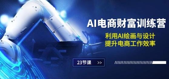 AI电商-财富训练营：利用AI绘画与设计，提升电商工作效率(23节课)-彼飞网创