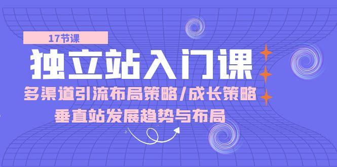 独立站 入门课：多渠道 引流布局策略/成长策略/垂直站发展趋势与布局-彼飞网创