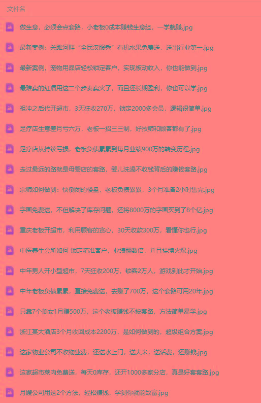 图片[3]-(9607期)真实有效391套商业模式，年入几十到几百万案例解析(电子书+视频+图文)-彼飞网创