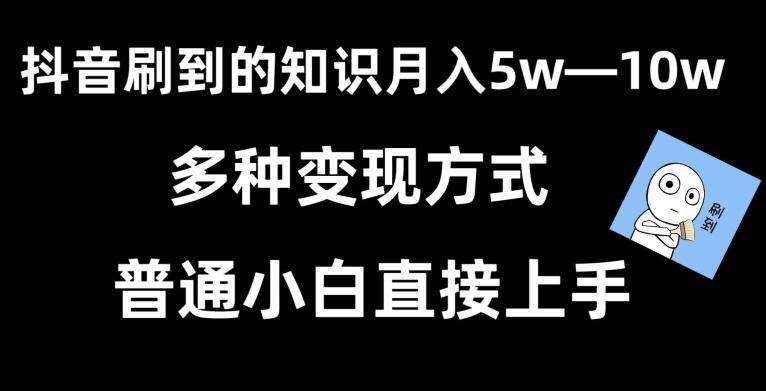 抖音刷到的知识，每天只需2小时，日入2000+，暴力变现，普通小白直接上手【揭秘】-彼飞网创