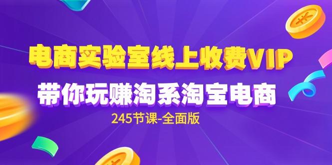 (9859期)电商-实验室 线上收费VIP，带你玩赚淘系淘宝电商(245节课-全面版)-彼飞网创