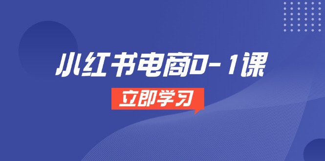 小红书电商0-1课，开店选品全流程，多平台素材处理与爆款笔记制作-彼飞网创